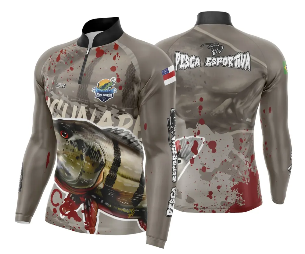 Camisa De Pesca Esportiva Modelo 10