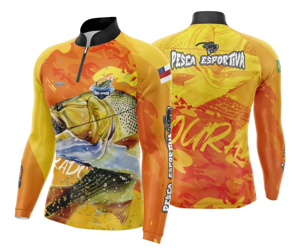Camisa De Pesca Esportiva Modelo 12