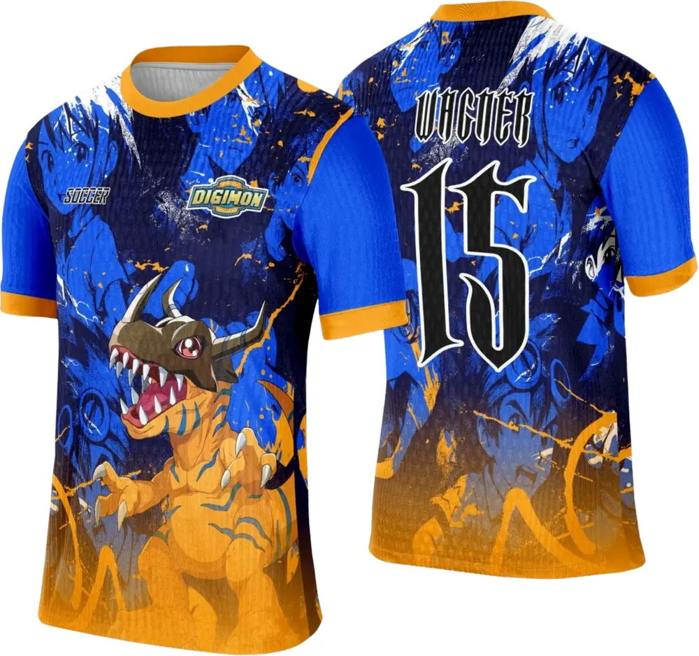 Arte Template Camisa Interclasse Digimon - 0055
