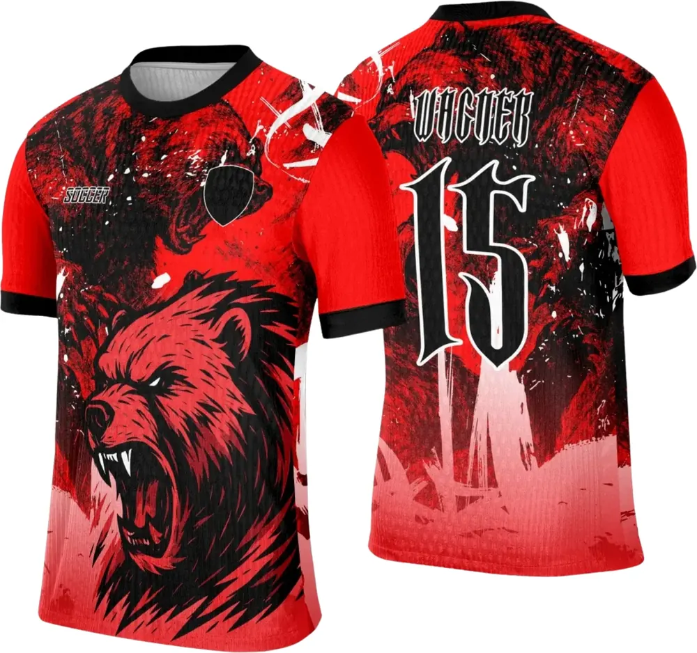 Camisa Interclasse Urso Vermelho - 0036