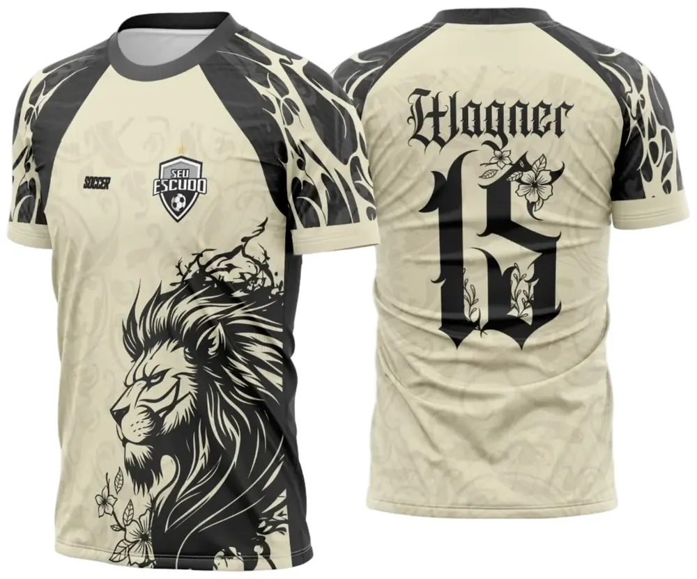 Arte Vertor Camisa Interclasse Leão Selva
