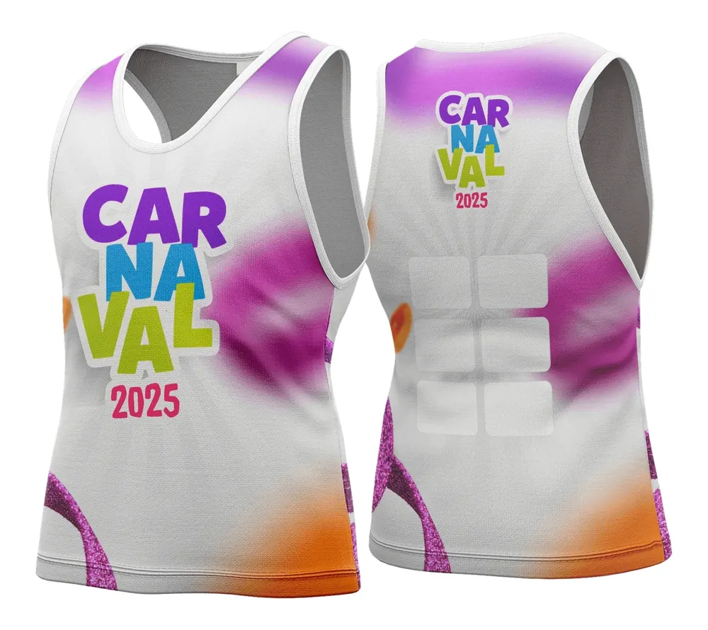 Arte Vetor Camisa Abadá de Carnaval 2026 - Modelo 73