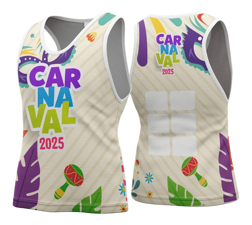 Arte Vetor Camisa Abadá de Carnaval 2026 - Modelo 69