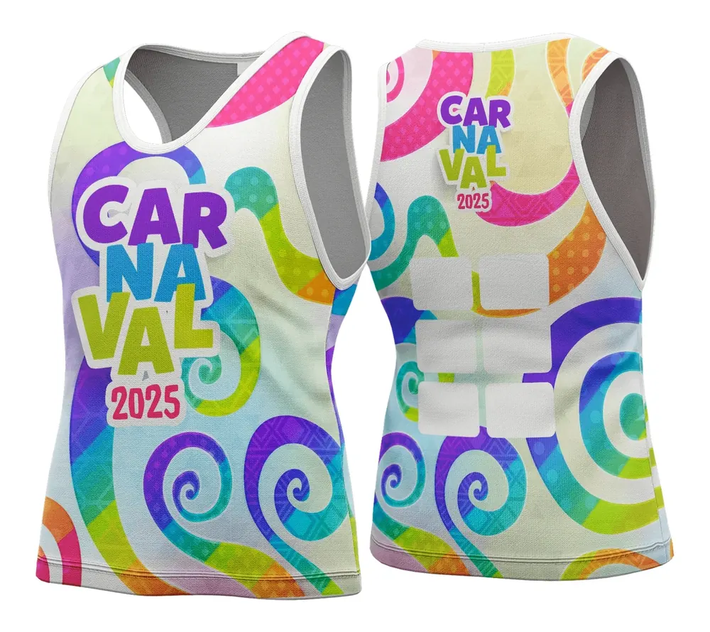 Arte Vetor Camisa Abadá de Carnaval 2026 - Modelo 63