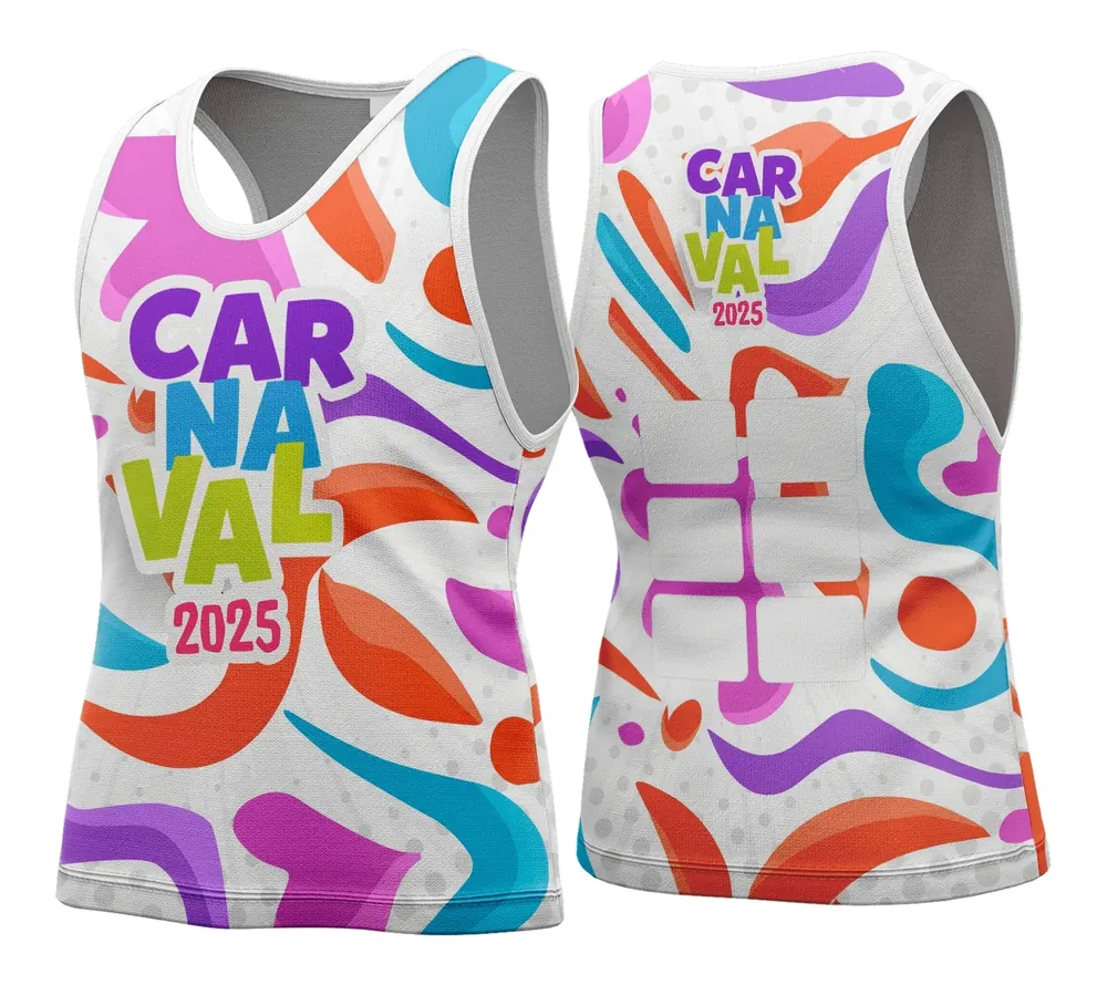 Arte Vetor Camisa Abadá de Carnaval 2026 - Modelo 62