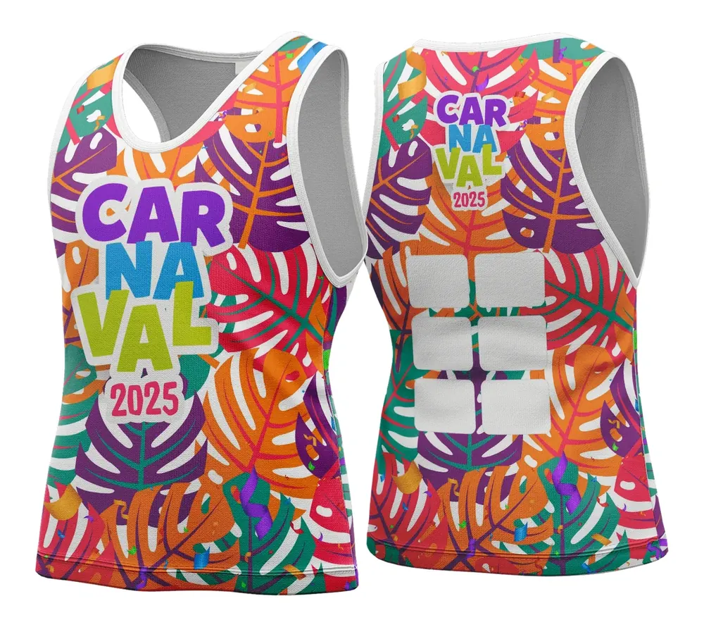 Arte Vetor Camisa Abadá de Carnaval 2026 - Modelo 27