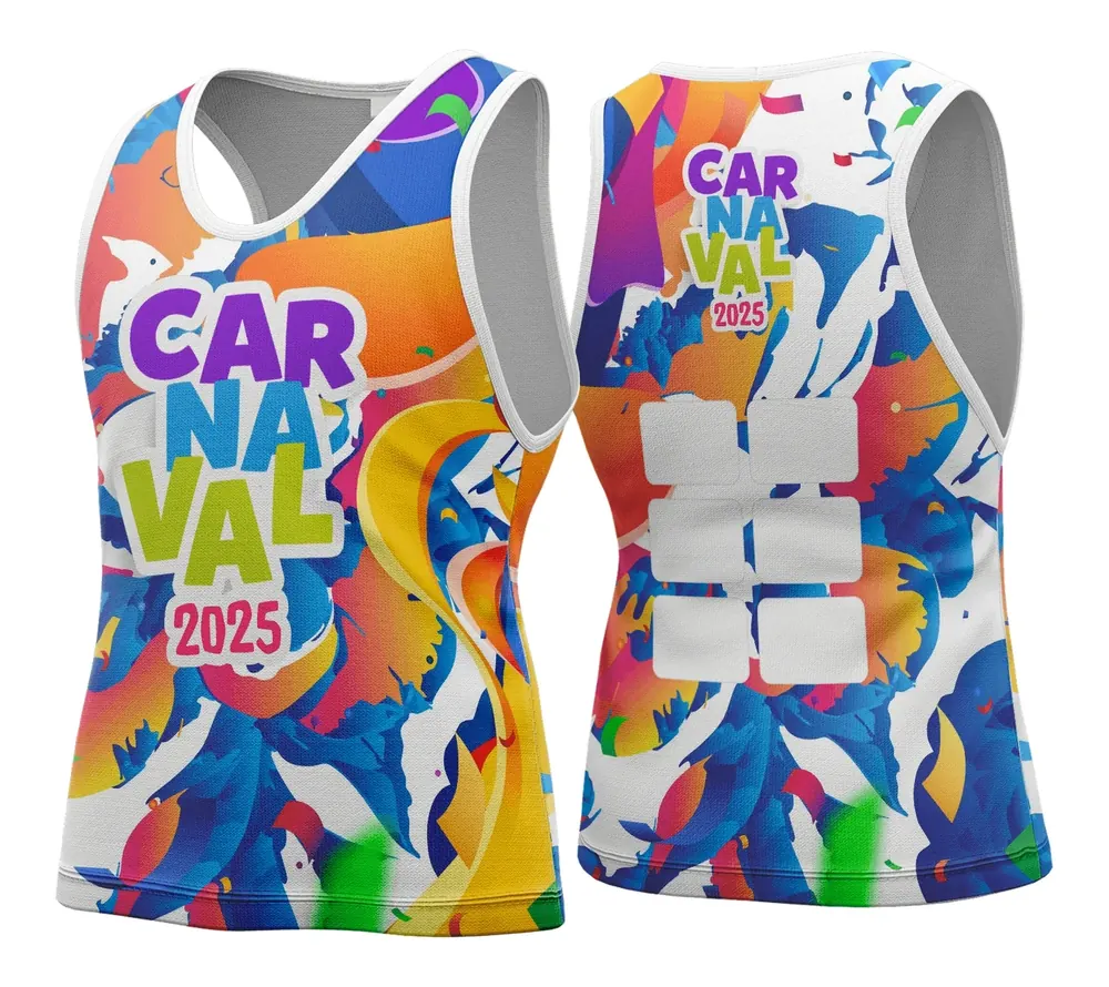 Arte Vetor Camisa Abadá de Carnaval 2026 - Modelo 26
