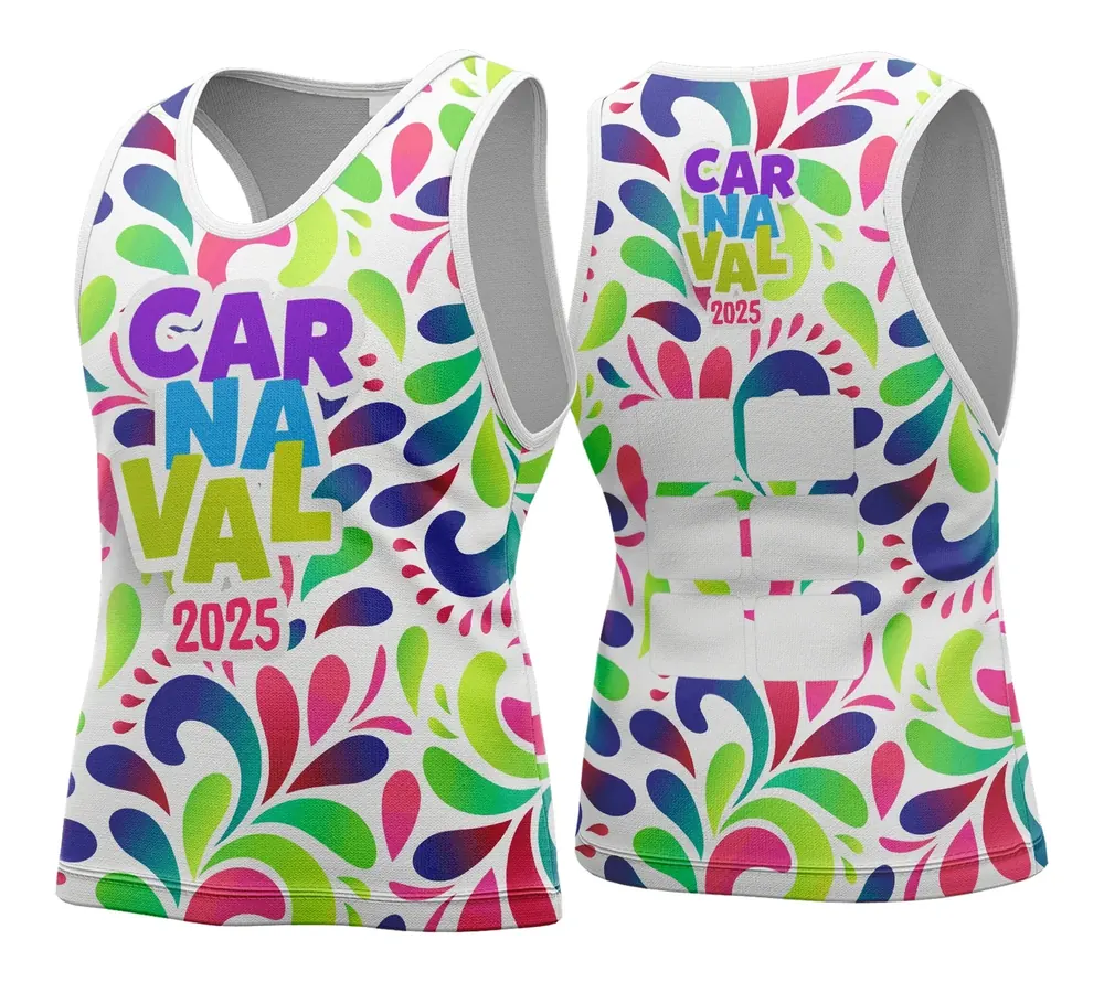 Arte Vetor Camisa Abadá de Carnaval 2026 - Modelo 25