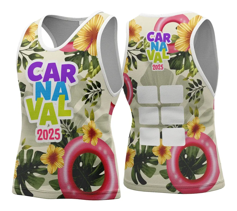 Arte Vetor Camisa Abadá de Carnaval 2026 - Modelo 22