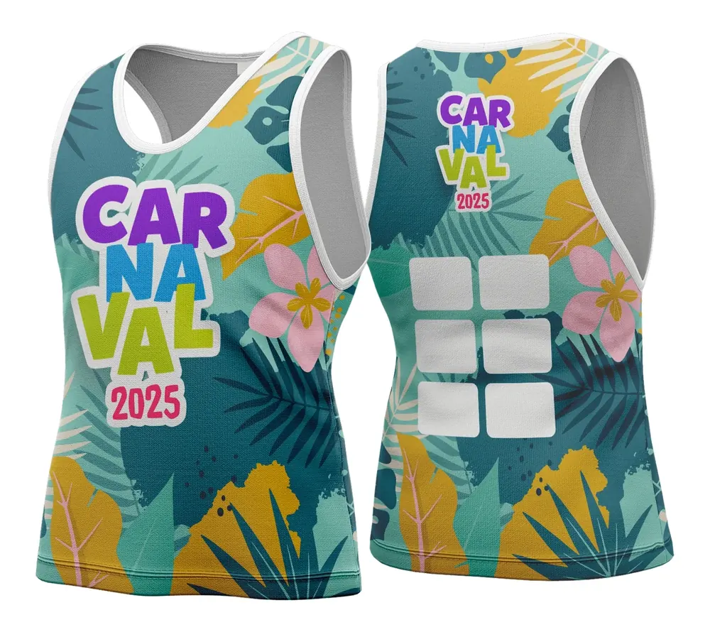 Arte Vetor Camisa Abadá de Carnaval 2026 - Modelo 21