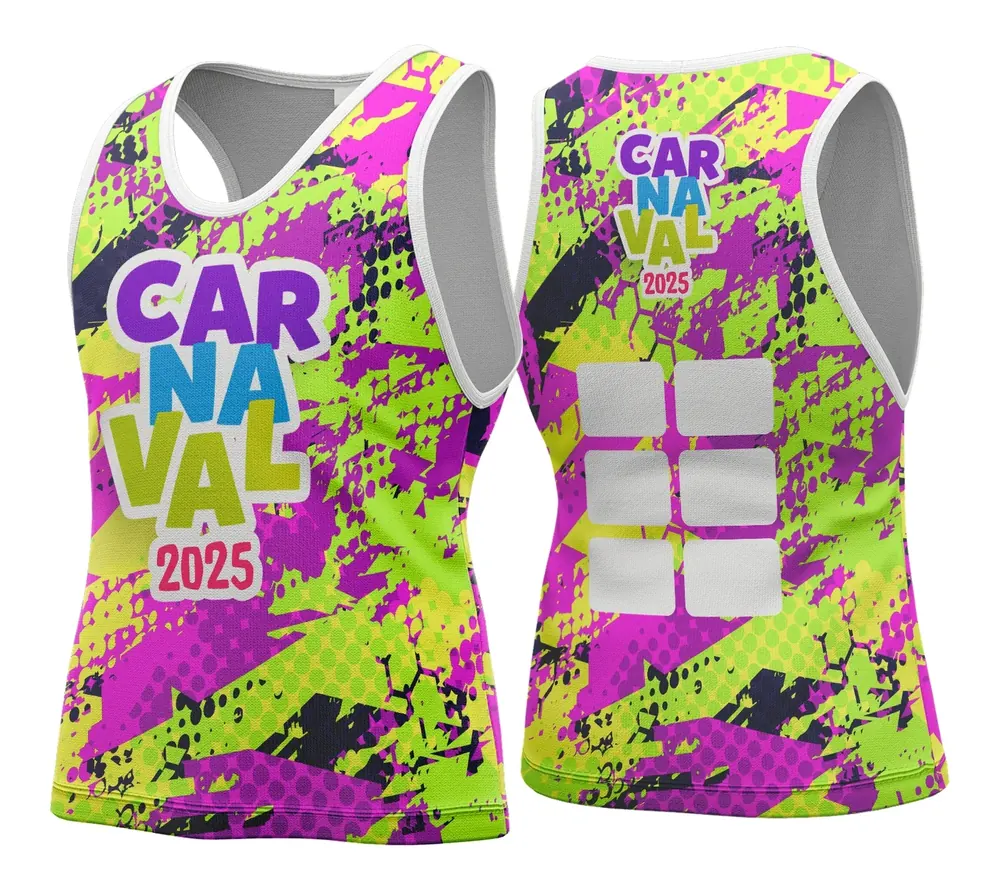 Arte Vetor Camisa Abadá de Carnaval 2026 - Modelo 17
