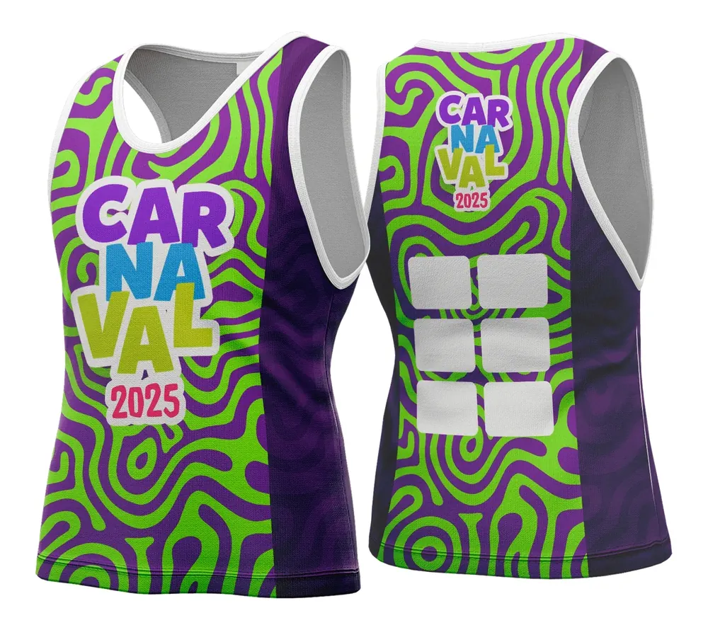 Arte Vetor Camisa Abadá de Carnaval 2026 - Modelo 10
