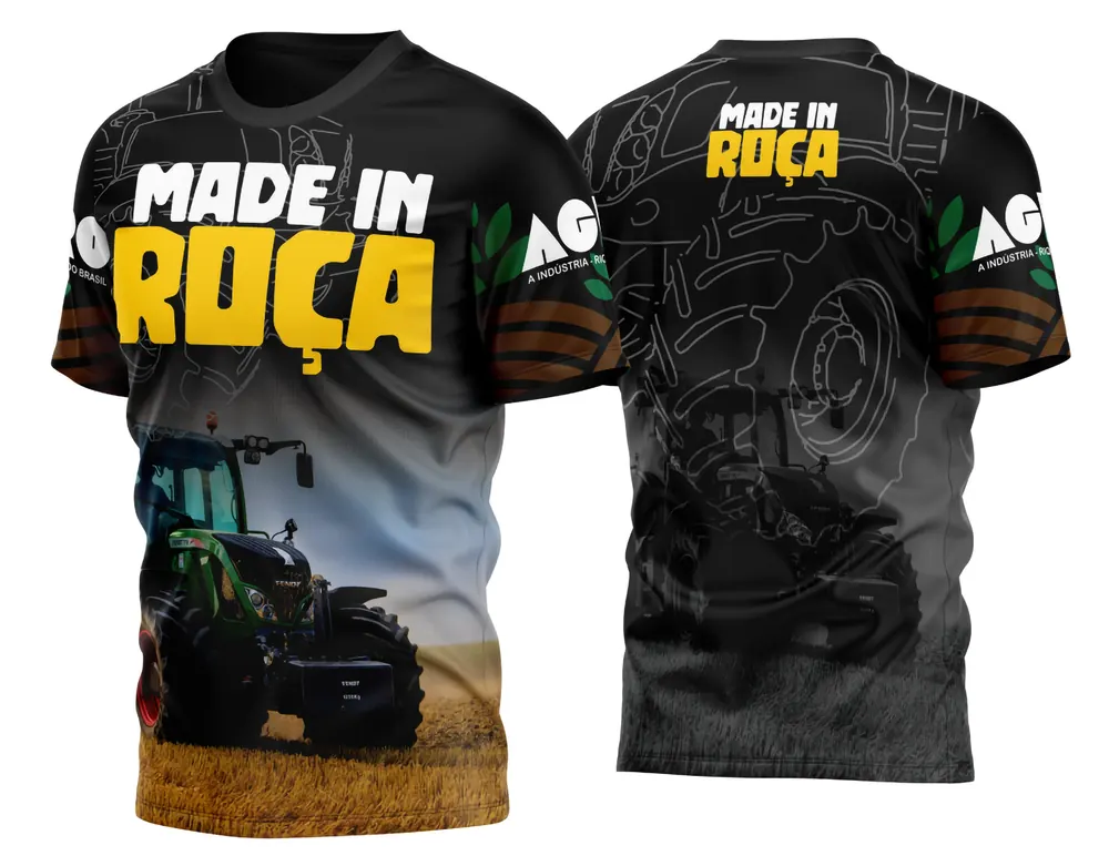 Arte Vetor Camisa AGRO Made in Roça 2023