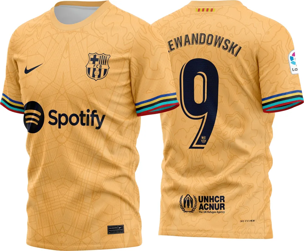 Camisa Barcelona Reserva 2022 - 2023