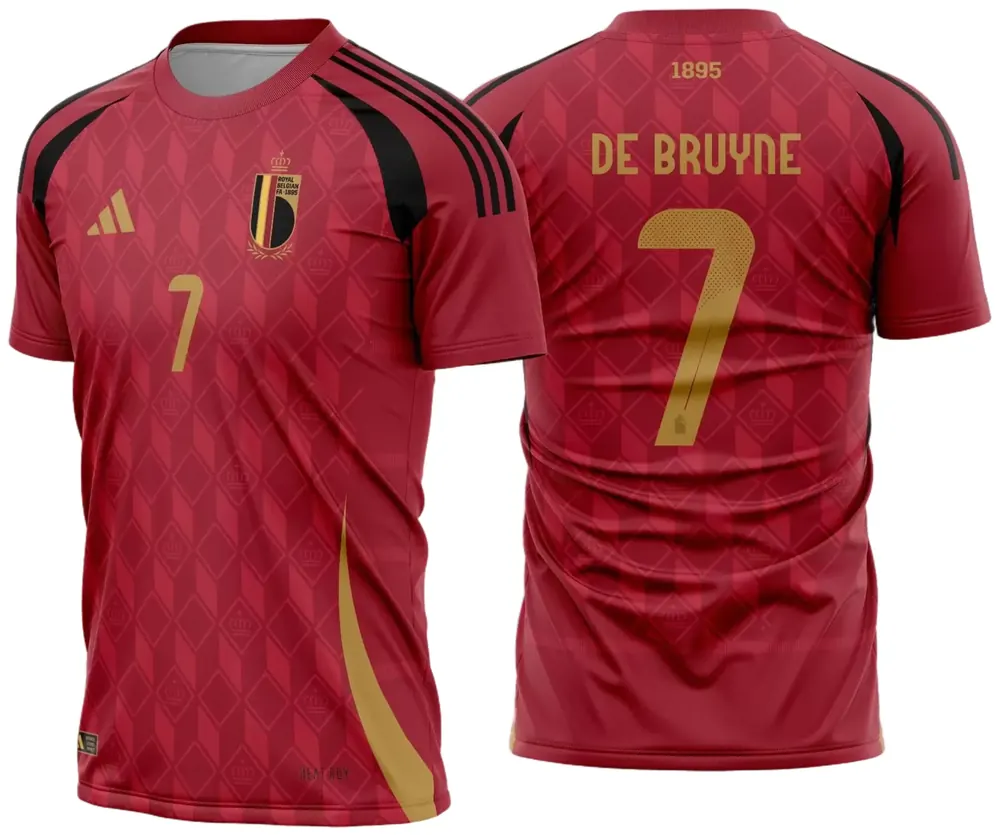 Camisa Belgica Titular 2024 - 2025