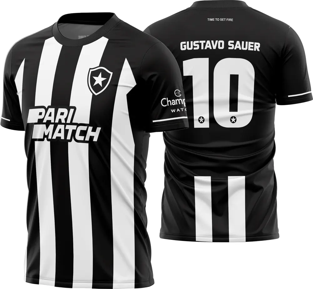 Arte Vetor Camisa Botafogo Titular 2023-2024