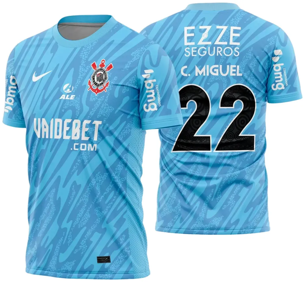 Camisa Corinthians Goleiro 2024 - 2025 Modelo 03