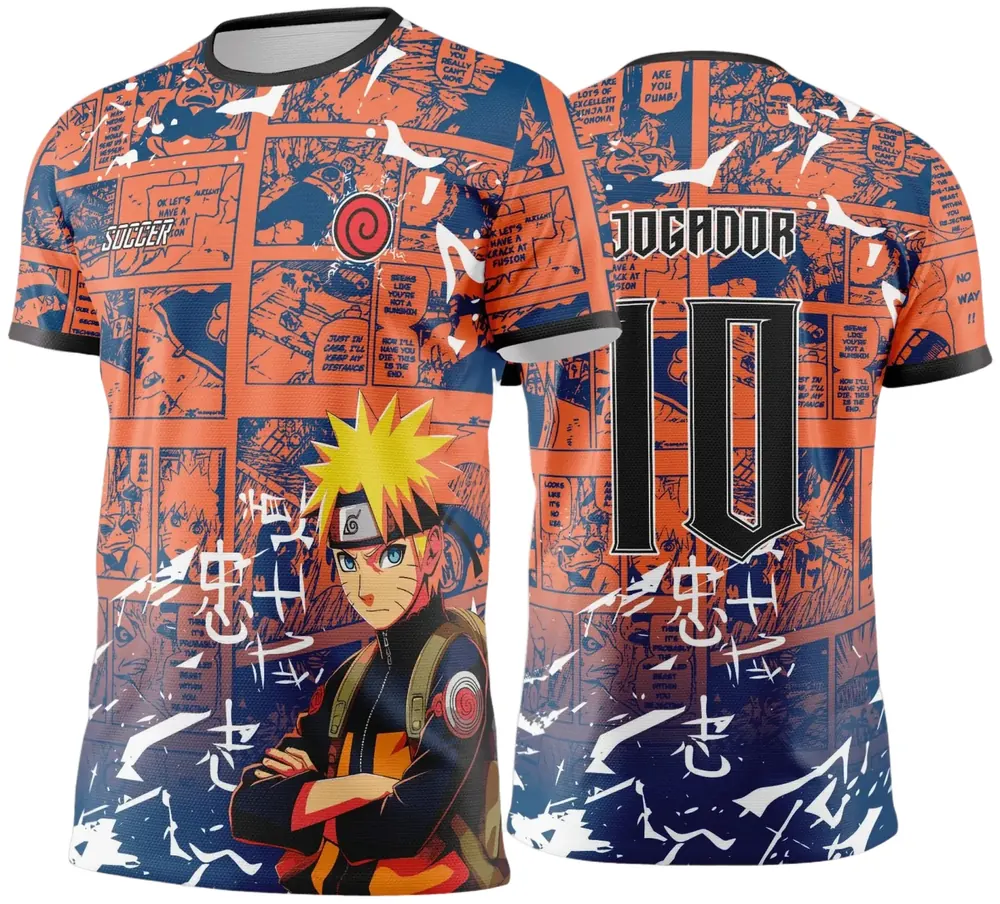 Camisa de Interclasse Anime Naruto - Jogos Internos 2024 - 2025
