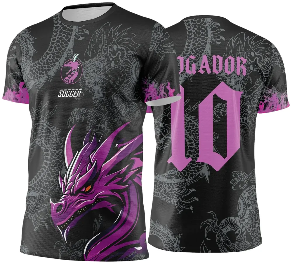 Arte Vetor Camisa de Interclasse Dragão - Jogos Internos 2024 - 2025