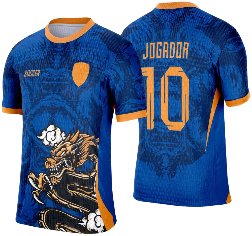 Camisa de Interclasse Escolar 2025: DRAGÃO Modelo 04