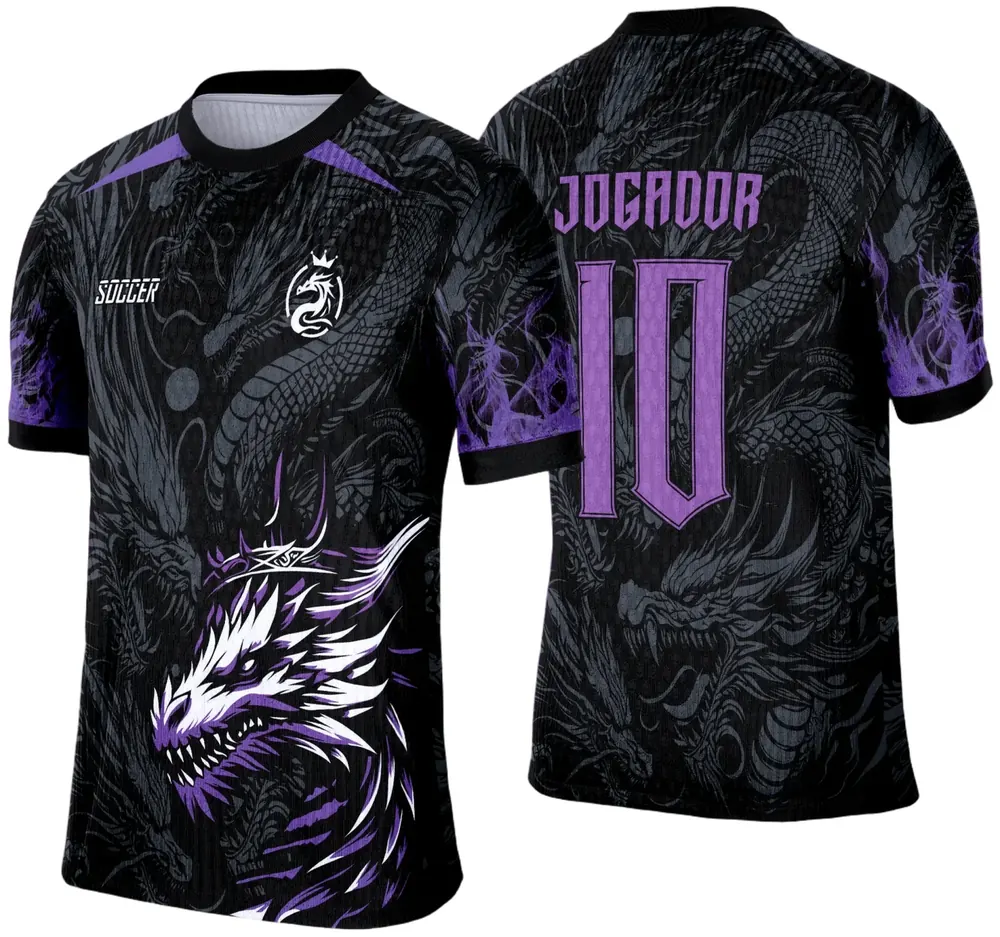 Camisa de Interclasse Escolar 2025: Dragão Roxo
