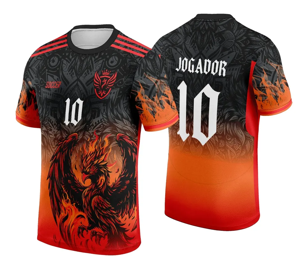 Arte Vetor Camisa de Interclasse Fênix 2024 - 2025 Modelo 06