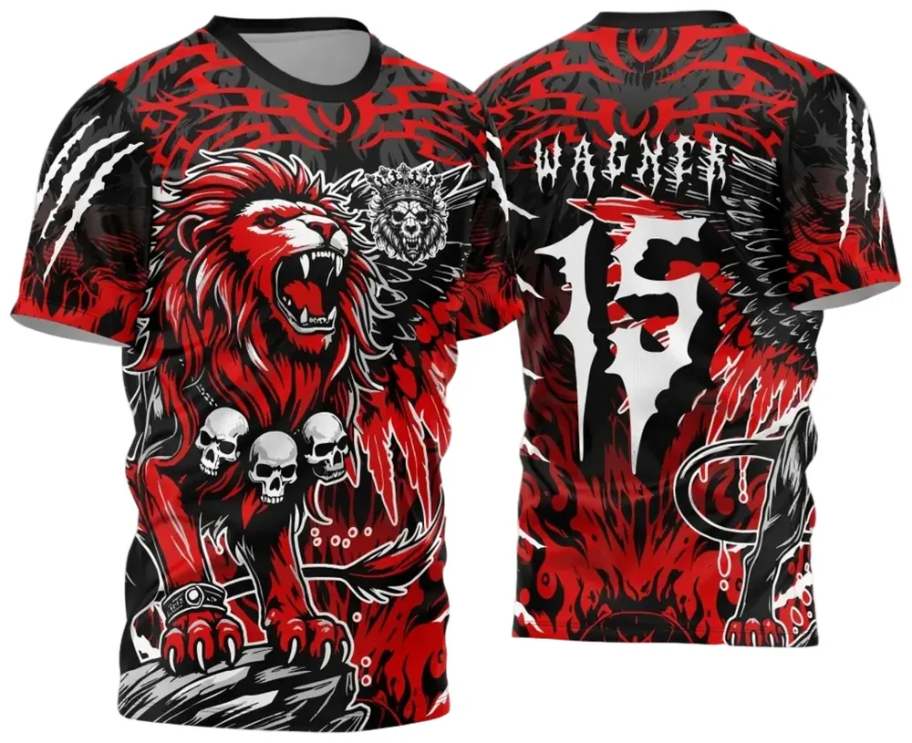 Arte Vetor Camisa de Interclasse Leão 2024 - 2025 Modelo 07
