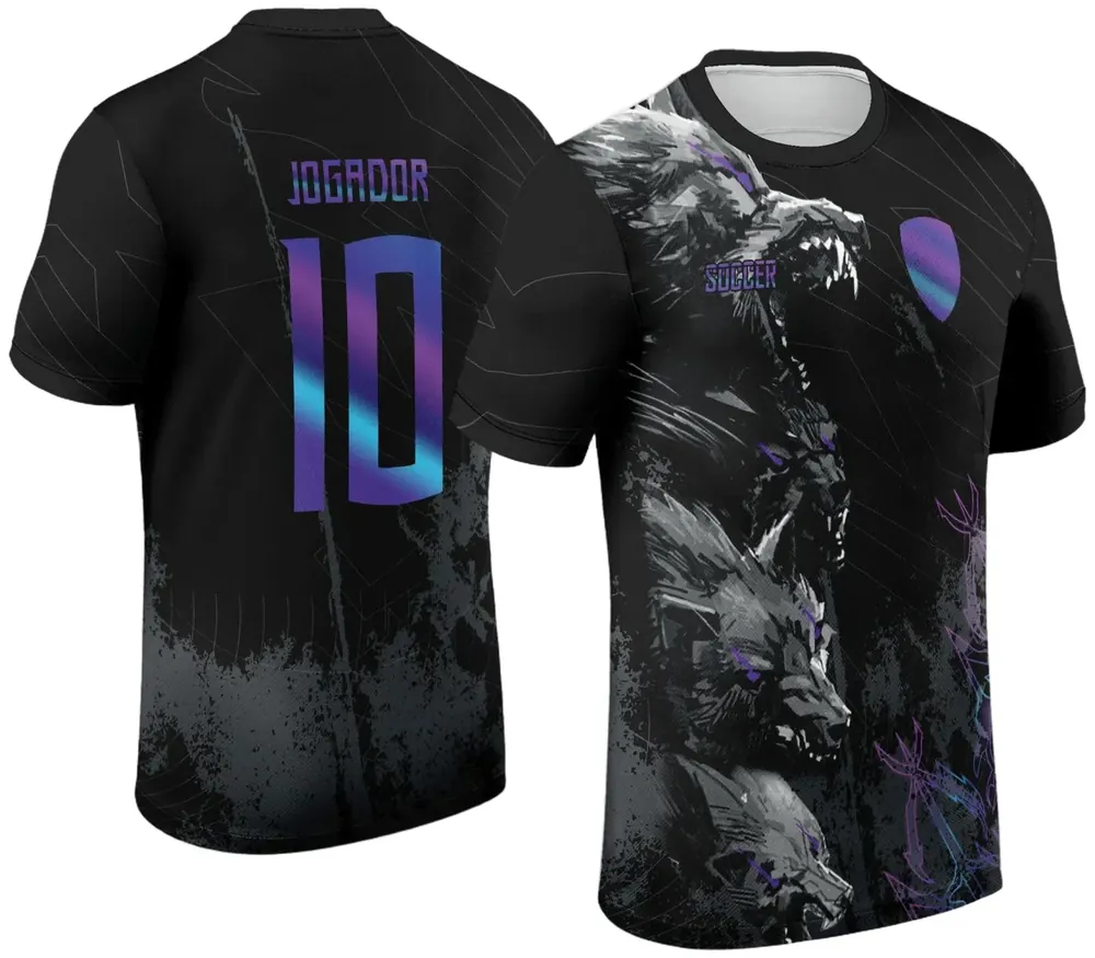 Arte Vetor Camisa de Interclasse Lobos 2024 - 2025