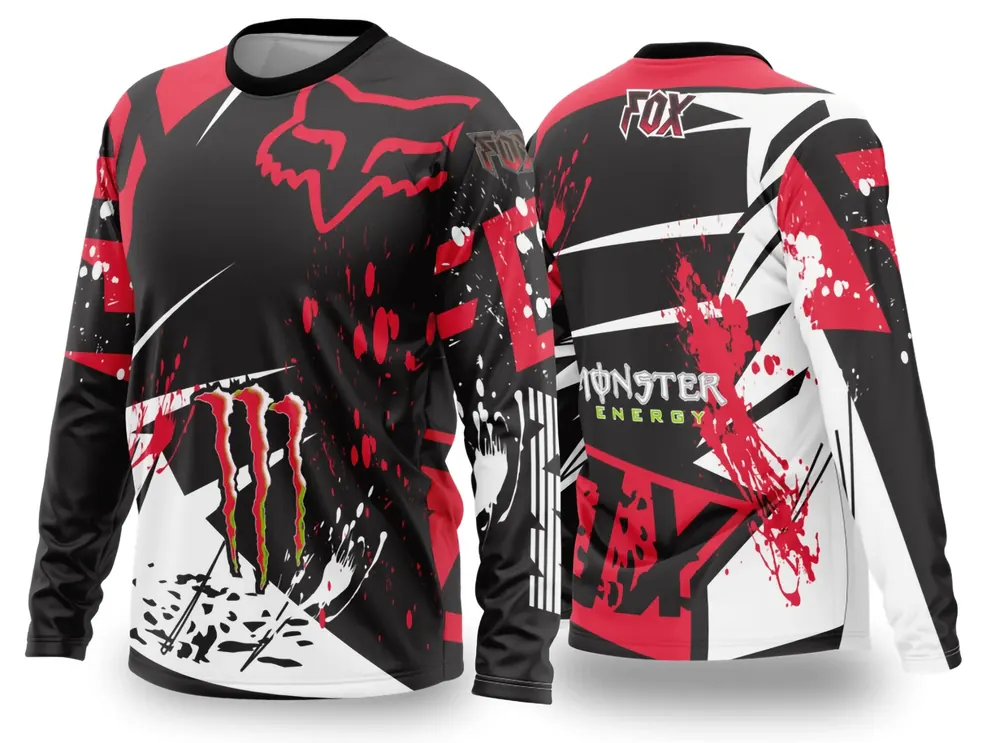 Arte Vetor Camisa de MOTOCROSS 2024 - 2025 Modelo 124