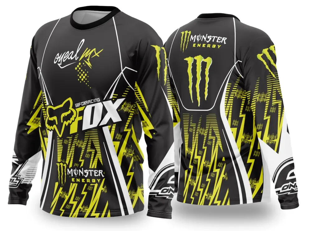 Arte Vetor Camisa de MOTOCROSS 2024 - 2025 Modelo 108