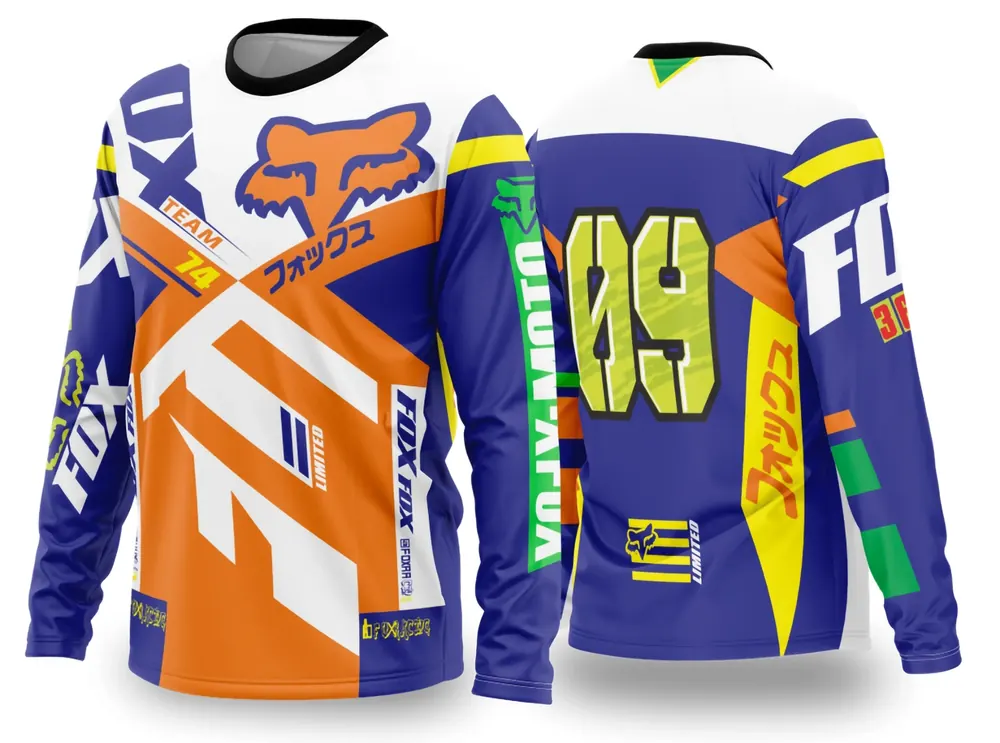 Arte Vetor Camisa de MOTOCROSS 2024 - 2025 Modelo 276