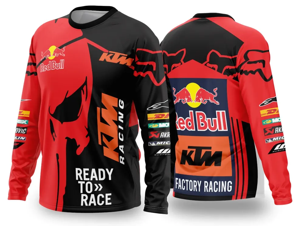 Arte Vetor Camisa de MOTOCROSS 2024 - 2025 Modelo 133