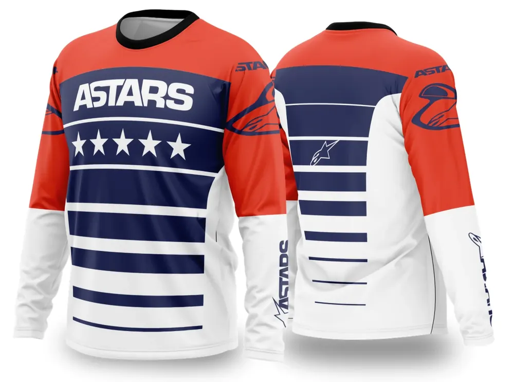 Arte Vetor Camisa de MOTOCROSS 2024 - 2025 Modelo 318
