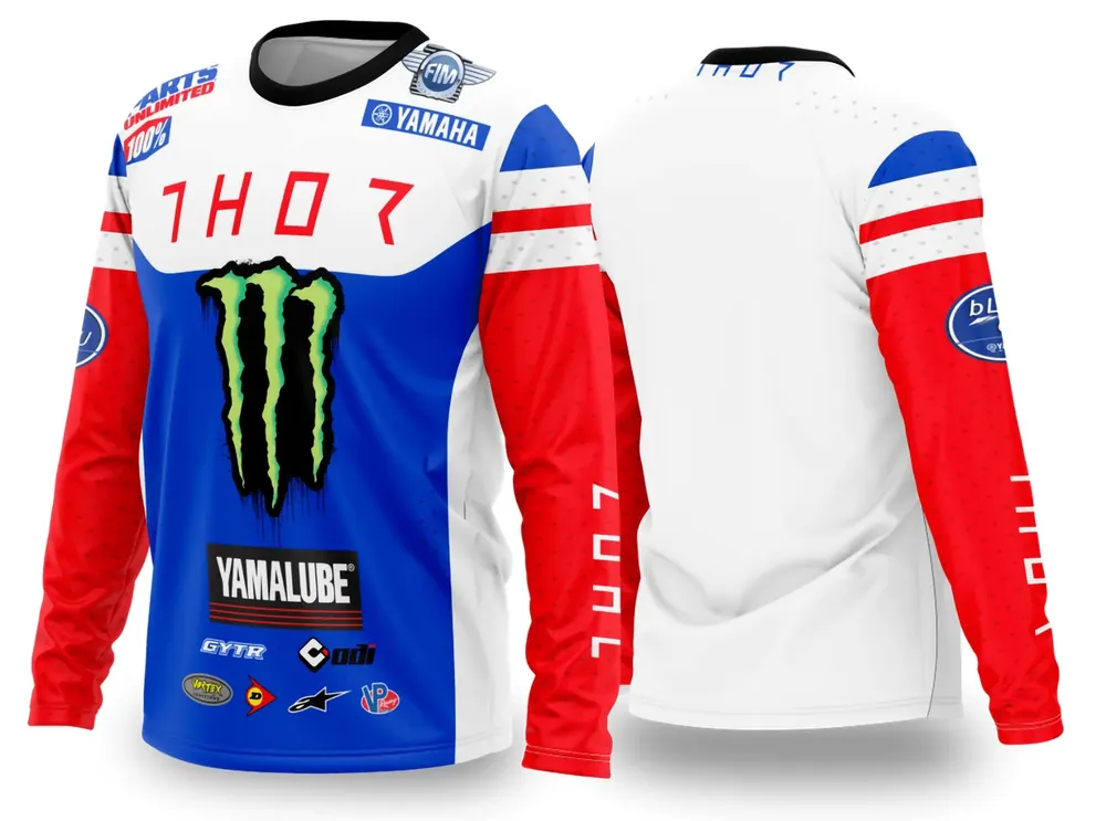 Arte Vetor Camisa de MOTOCROSS 2024 - 2025 Modelo 127