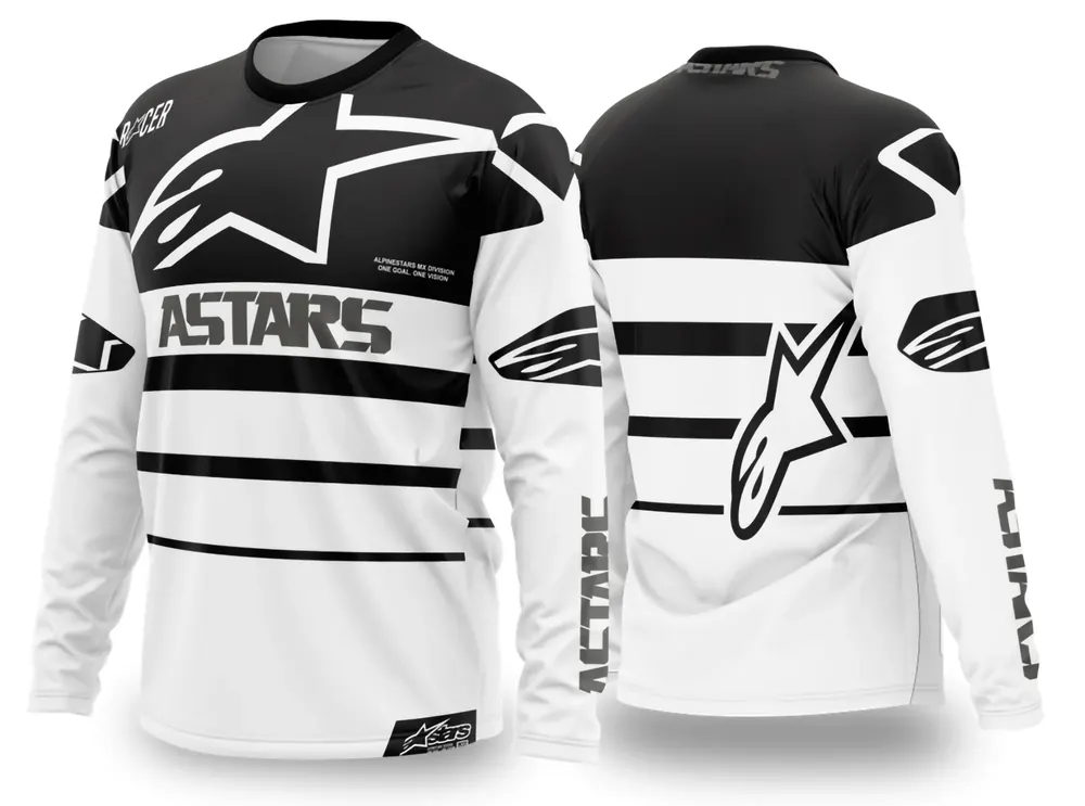 Arte Vetor Camisa de MOTOCROSS 2024 - 2025 Modelo 304