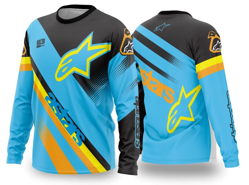 Arte Vetor Camisa de MOTOCROSS 2024 - 2025 Modelo 309