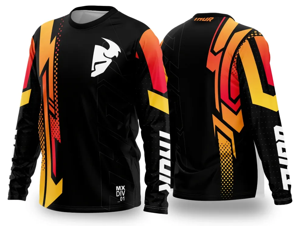 Arte Vetor Camisa de MOTOCROSS 2024 - 2025 Modelo 54