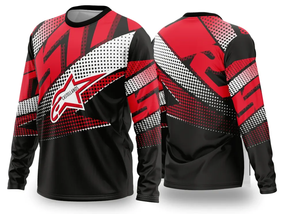 Arte Vetor Camisa de MOTOCROSS 2024 - 2025 Modelo 305