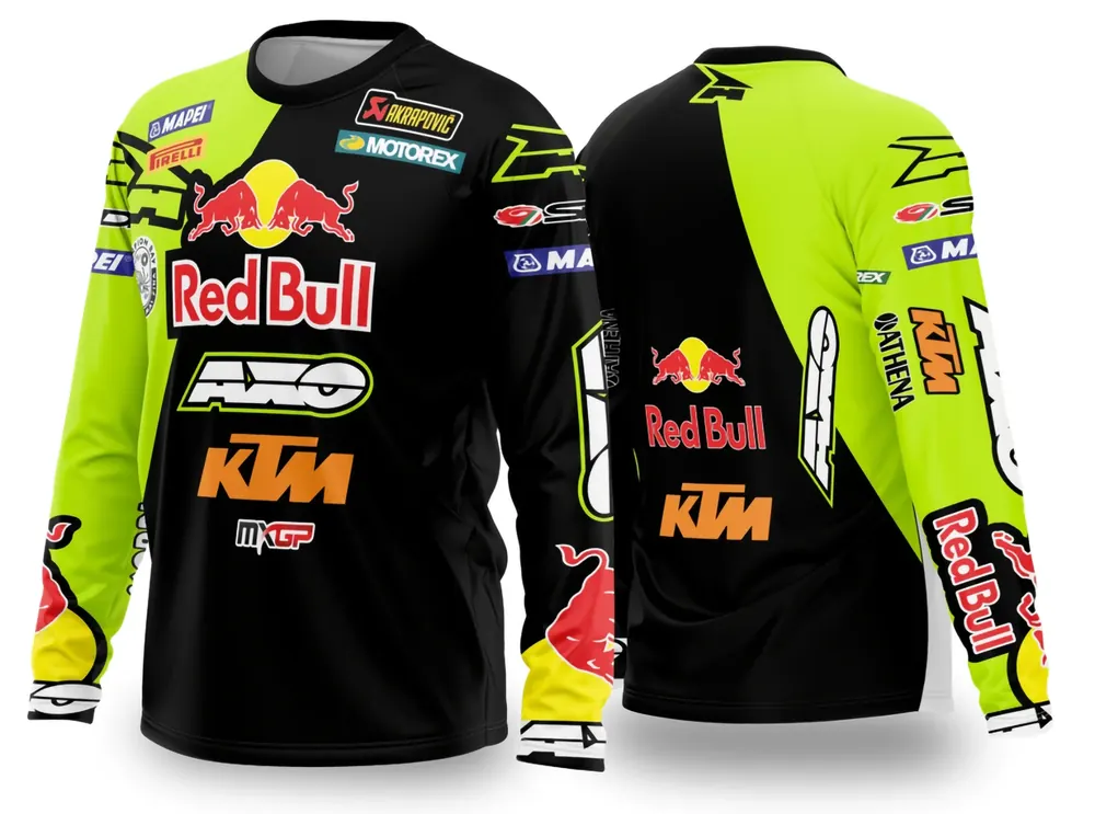 Arte Vetor Camisa de MOTOCROSS 2024 - 2025 Modelo 75