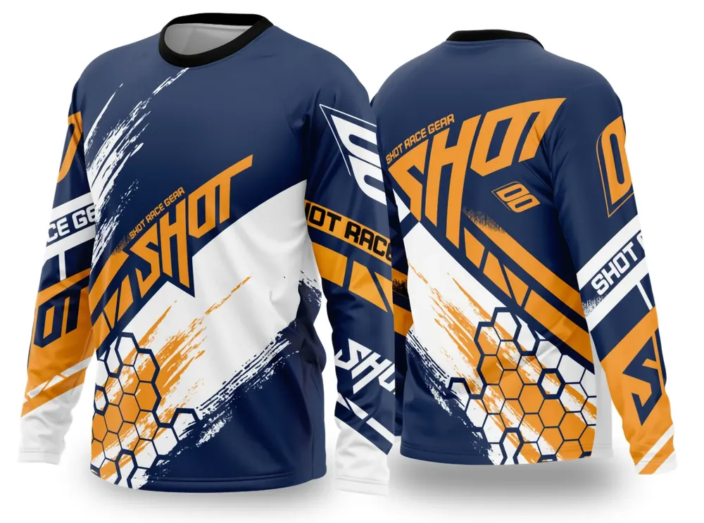 Arte Vetor Camisa de MOTOCROSS 2024 - 2025 Modelo 87