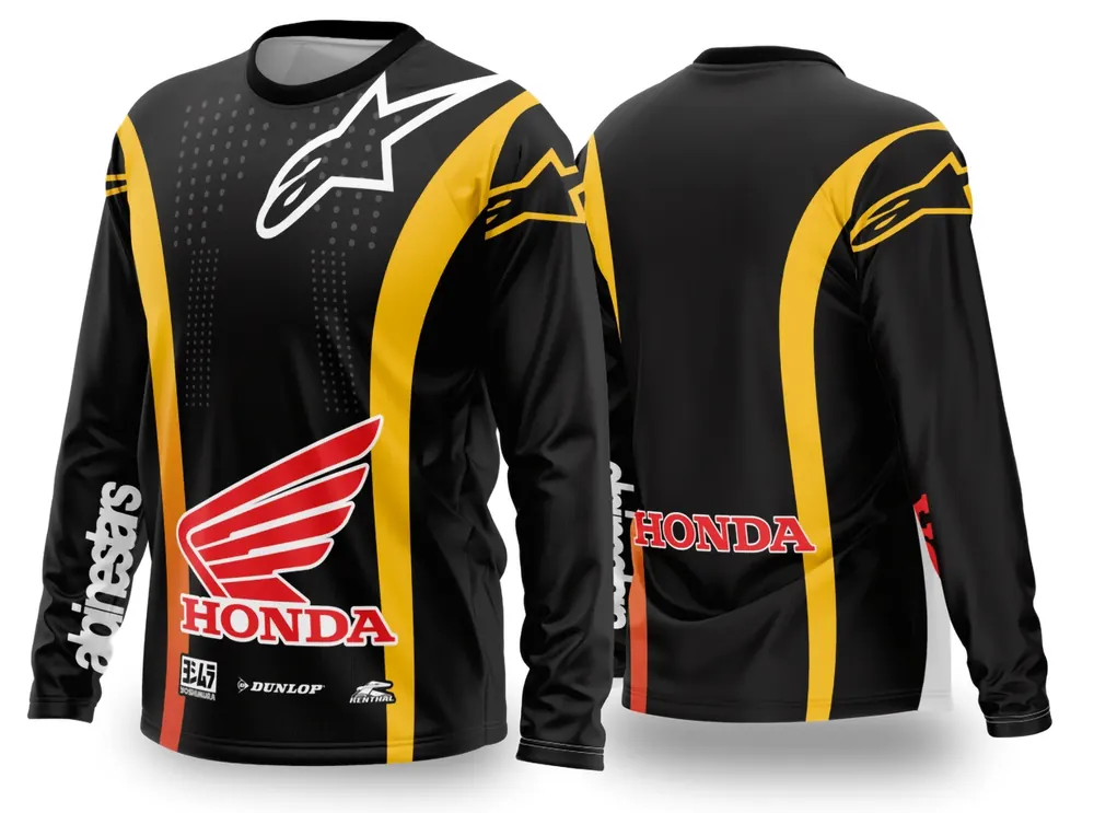 Arte Vetor Camisa de MOTOCROSS 2024 - 2025 Modelo 144