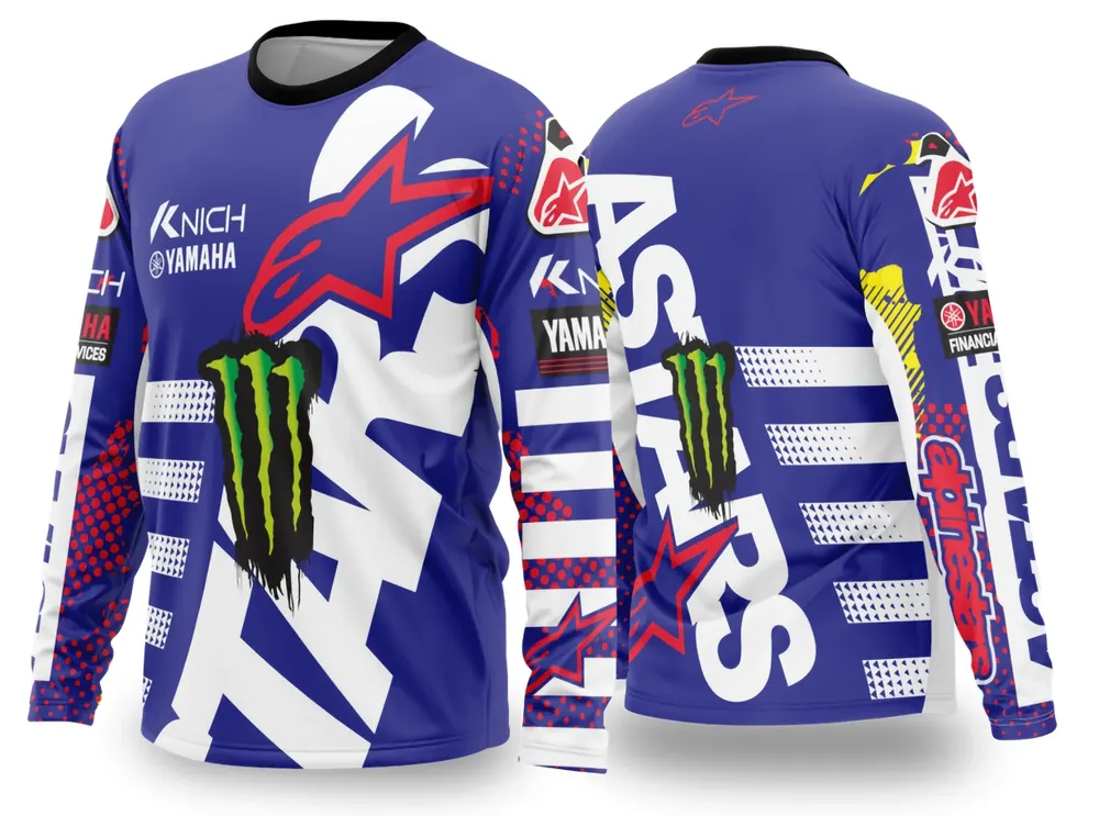 Arte Vetor Camisa de MOTOCROSS 2024 - 2025 Modelo 312