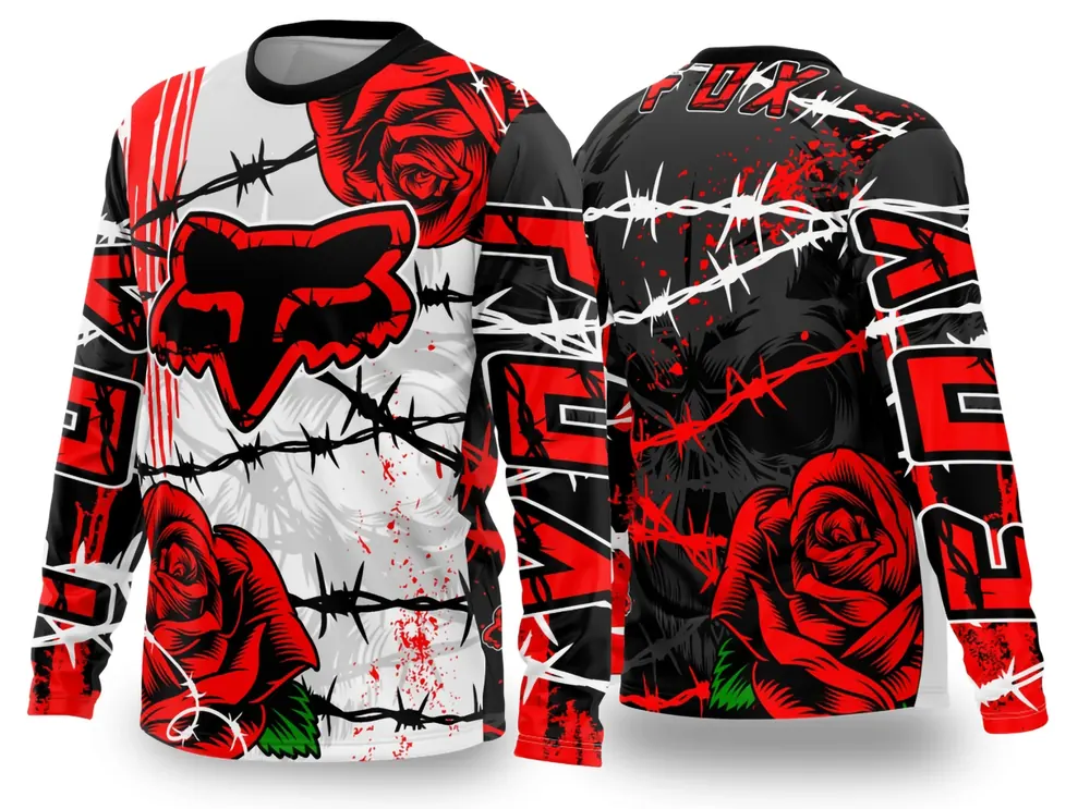 Arte Vetor Camisa de MOTOCROSS 2024 - 2025 Modelo 254