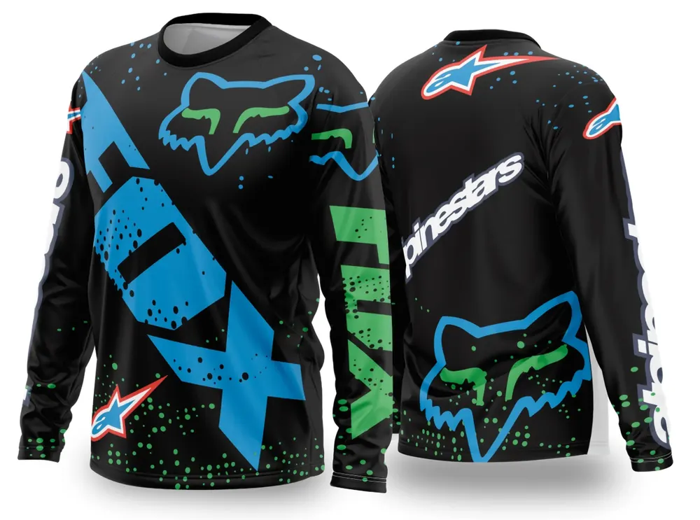 Arte Vetor Camisa de MOTOCROSS 2024 - 2025 Modelo 234