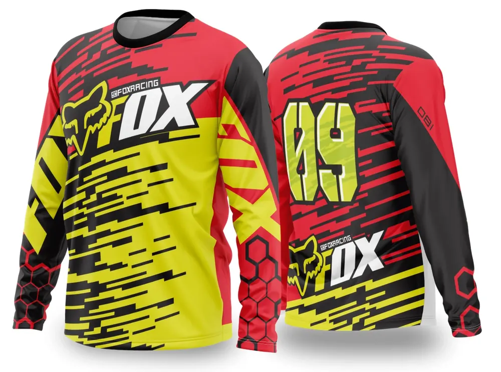 Arte Vetor Camisa de MOTOCROSS 2024 - 2025 Modelo 165