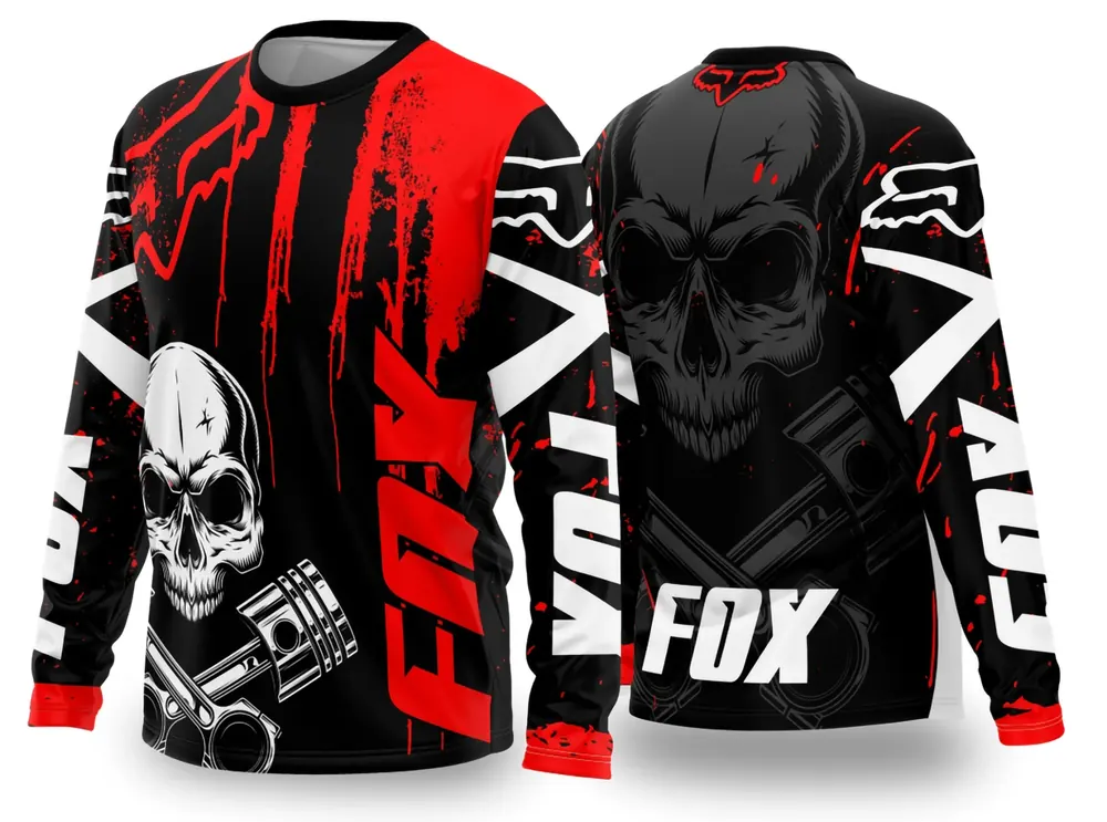 Arte Vetor Camisa de MOTOCROSS 2024 - 2025 Modelo 243