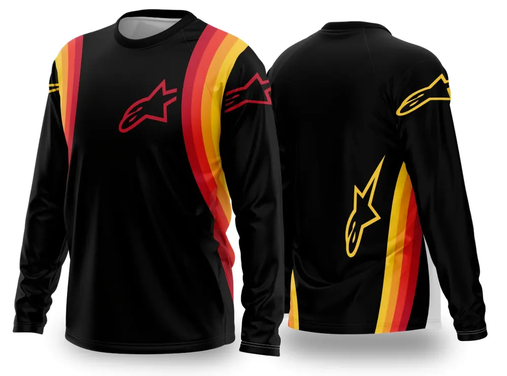 Arte Vetor Camisa de MOTOCROSS 2024 - 2025 Modelo 316