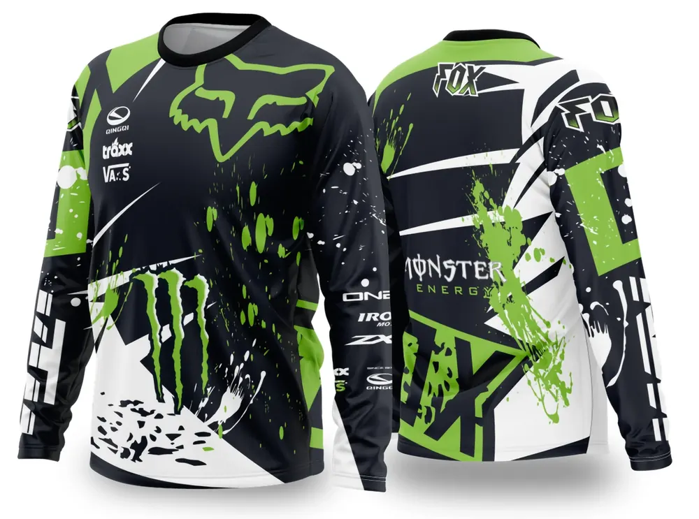 Arte Vetor Camisa de MOTOCROSS 2024 - 2025 Modelo 222