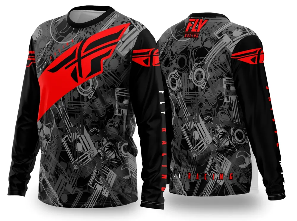 Arte Vetor Camisa de MOTOCROSS 2024 - 2025 Modelo 299