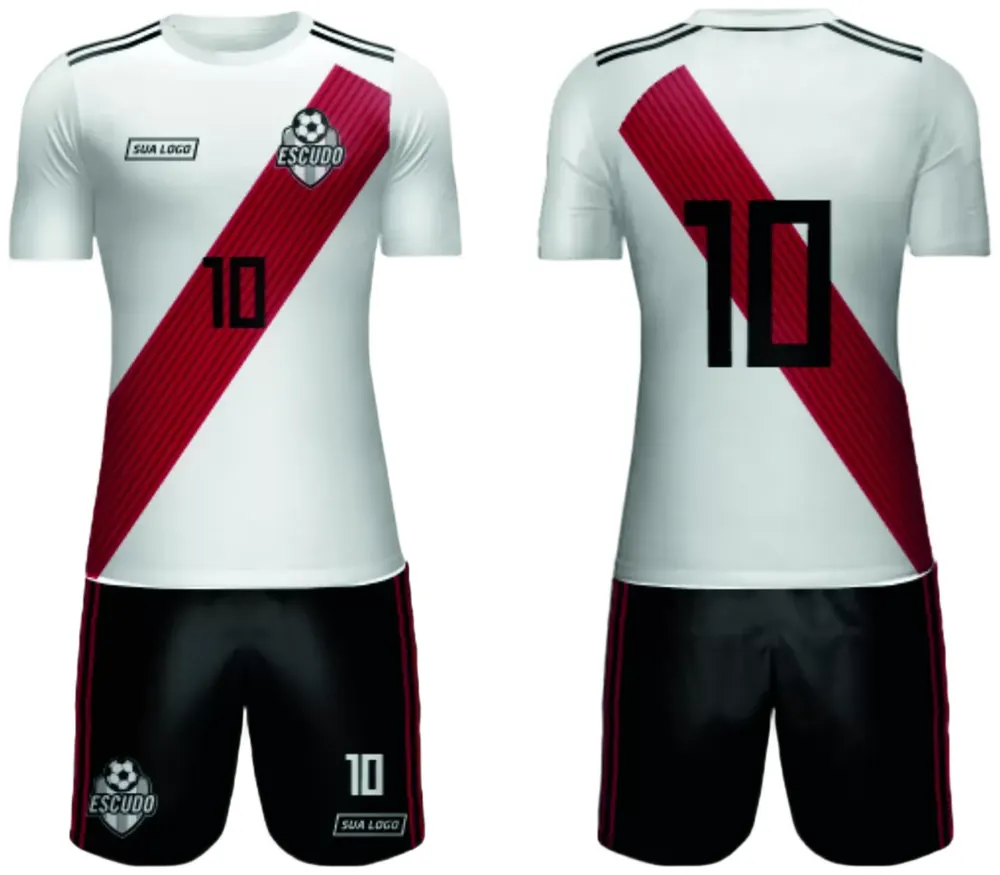 Arte Vetor Camisa de Time Amador 2024 - Modelo 107